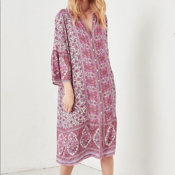 Jasmine Midi Tunic DRESS Lilac NEW - Picture 3 of 6